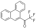 structure of CAS# 163082-41-5, 2,2,2-Trifluoro-1-(9-Phenanthryl)Ethanone;9-Phenanthryl trifluoromethyl ketone