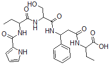 CAS#: 163136-31-0， 2-[[3-[[3-Hydroxy-2-[2-(1H-Pyrrole-2-Carbonylamino)Butanoylamino]Propanoyl]Amino]-3-Phenylpropanoyl]Amino]Butanoic Acid