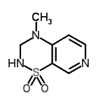CAS#: 163136-55-8， 4-Methyl-3,4-Dihydro-2H-Pyrido[4,3-e][1,2,4]Thiadiazine 1,1-Dioxide