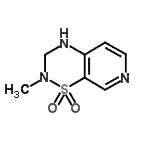 CAS#: 163136-98-9， 2-Methyl-3,4-Dihydro-2H-Pyrido[4,3-e][1,2,4]Thiadiazine 1,1-Dioxide