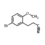 CAS#: 163259-83-4， 3-(5-Bromo-2-Methoxyphenyl)Propanenitrile