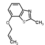 CAS#: 163299-43-2， 7-(Allyloxy)-2-Methyl-1,3-Benzothiazole