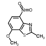 CAS#: 163299-53-4， 7-Methoxy-2-Methyl-4-Nitro-1,3-Benzothiazole