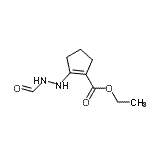 CAS#: 163353-19-3， Ethyl 2-(2-Formylhydrazino)-1-Cyclopentene-1-Carboxylate