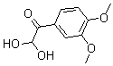 structure of CAS# 163428-90-8, 1-(3,4-Dimethoxyphenyl)-2,2-Dihydroxy-Ethanone;2-(3,4-Dimethoxyphenyl)-2-Oxo-Acetaldehyde;2-(3,4-Dimethoxyphenyl)-2-Keto-Acetaldehyde;2-(3,4-Dimethoxyphenyl)-2-Oxo-Ethanal