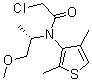 structure of CAS# 163515-14-8, 2-Chloro-N-(2,4-Dimethyl-3-Thienyl)-N-[(1S)-2-Methoxy-1-Methylethyl]-Acetamide