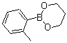 structure of CAS# 163517-56-4, 2-(2-Methylphenyl)-1,3,2-Dioxaborinane;2-Methylbenzeneboronic Acid, Propanediol Cyclic Ester 95%;2-Methylbenzeneboronic Acid 1,3-Propanediol Ester, 95%;2-METHYLBENZENEBORONIC ACID, PROPANEDIOL CYCLIC ESTER