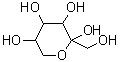 结构式 CAS# 16354-64-6, 己-2-酮吡喃糖