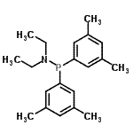 CAS#: 1636-15-3， P,P-Bis(3,5-dimethylphenyl)-N,N-diethylphosphinous amide
