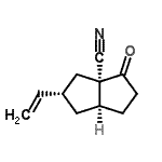 CAS#: 164213-16-5， (2S,3aR,6aS)-4-Oxo-2-Vinylhexahydro-3A(1H)-Pentalenecarbonitrile