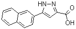 结构式 CAS# 164295-94-7, 5-(2-萘基)-1H-吡唑-3-羧酸
