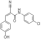 CAS#: 16435-09-9， (2Z)-N-(4-Chlorophenyl)-2-Cyano-3-(4-Hydroxyphenyl)Acrylamide