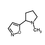 CAS#: 164351-65-9， 5-(1-Methylpyrrolidin-2-Yl)Isoxazole