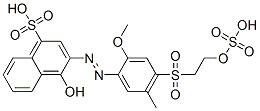 CAS#: 16452-02-1， 4-Hydroxy-3-[[2-Methoxy-5-Methyl-4-[[2-(Sulphooxy)Ethyl]Sulphonyl]Phenyl]Azo]Naphthalenesulphonic Acid