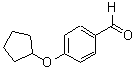 结构式 CAS# 164520-98-3, 4-(环戊基氧基)苯甲醛