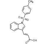 CAS#: 164531-22-0， (2E)-3-{1-[(4-Methylphenyl)Sulfonyl]-1H-Indol-3-Yl}Acrylic Acid