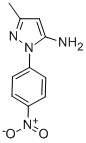 结构式 CAS# 16459-47-5, 3-甲基-1-(4-硝基苯基)-1H-吡唑-5-胺