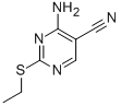 CAS#: 16462-29-6， 4-Amino-2-(Ethylthio)-5-Pyrimidinecarbonitrile