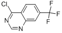 structure of CAS# 16499-65-3, 4-Chloro-7-(Trifluoromethyl)Quinazoline;Quinazoline, 4-Chloro-7-(Trifluoromethyl)-;4-CHLORO-7-(TRIFLUOROMETHYL)QUINAZOLINE