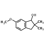 CAS#: 165072-41-3， 6-Methoxy-2,2-Dimethyl-1-Indanol