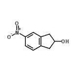 structure of CAS# 16513-67-0, 5-Nitro-2-Indanol;2-Hydroxy-5-nitroindane