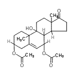 CAS#: 165281-43-6， 9-Hydroxy-17-Oxoandrost-5-Ene-3,7-Diyl Diacetate