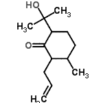 CAS#: 165327-20-8， 2-Allyl-6-(2-Hydroxy-2-Propanyl)-3-Methylcyclohexanone