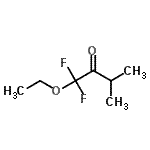 CAS#: 165544-40-1， 1-Ethoxy-1,1-Difluoro-3-Methyl-2-Butanone