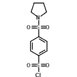 CAS 登录号：165669-32-9， 4-(1-吡咯烷基磺酰基)苯磺酰氯