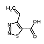CAS#: 165676-21-1， 4-Vinyl-1,2,3-Thiadiazole-5-Carboxylic Acid