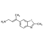 CAS#: 165736-98-1， (2E)-3-(2-Methyl-1,3-Benzothiazol-6-Yl)-2-Buten-1-Amine