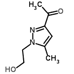 CAS#: 165743-84-0， 1-[1-(2-Hydroxyethyl)-5-Methyl-1H-Pyrazol-3-Yl]Ethanone