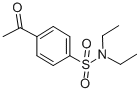 结构式 CAS# 1658-97-5, 4-乙酰基-N,N-二乙基-苯磺酰胺