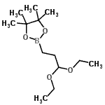 structure of CAS# 165904-27-8, 2-(3,3-Diethoxypropyl)-4,4,5,5-Tetramethyl-1,3,2-Dioxaborolane
