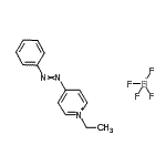 CAS#: 16600-18-3， 1-Ethyl-4-(Phenyldiazenyl)Pyridinium Tetrafluoroborate