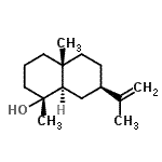 CAS#: 16641-47-7， (1R,4aR,7R,8aR)-7-Isopropenyl-1,4A-Dimethyldecahydro-1-Naphthalenol