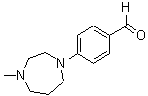 structure of CAS# 166438-86-4, 4-(Hexahydro-4-Methyl-1H-1,4-Diazepin-1-Yl)-Benzaldehyde;4-(4-METHYLPERHYDRO-1,4-DIAZEPIN-1-YL)BENZALDEHYDE;4-(4-Methyl-1,4-Diazepan-1-Yl)Benzaldehyde 97%;4-(4-METHYL-1,4-DIAZEPAN-1-YL)BENZALDEHYDE 97