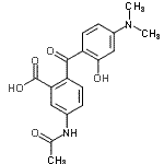 CAS#: 166442-36-0， 5-Acetamido-2-[4-(Dimethylamino)-2-Hydroxybenzoyl]Benzoic Acid