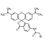 CAS#: 166442-39-3， N-[3',6'-Bis(Dimethylamino)-3-Oxo-3H-Spiro[2-Benzofuran-1,9'-Xanthen]-6-Yl]-2-Bromoacetamide