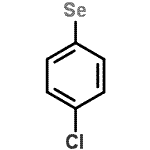 structure of CAS# 16645-10-6, (4-Chlorophenyl)Selanyl