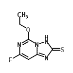 CAS#: 166524-72-7， 5-Ethoxy-7-Fluoro[1,2,4]Triazolo[1,5-c]Pyrimidine-2(3H)-Thione