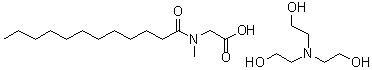 CAS#: 16693-53-1， N-Methyl-N-(1-Oxododecyl)Glycine Compound With 2,2',2''-Nitrilotri(Ethanol) (1:1)