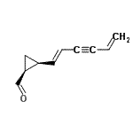 CAS#: 166942-03-6， (1S,2S)-2-[(1E)-1,5-Hexadien-3-Yn-1-Yl]Cyclopropanecarbaldehyde