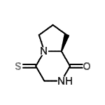 CAS#: 167391-75-5， (8aS)-4-Thioxohexahydropyrrolo[1,2-a]Pyrazin-1(2H)-One