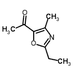 CAS 登录号：167405-19-8， 1-(2-乙基-4-甲基-1,3-恶唑-5-基)乙酮