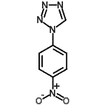结构式 CAS# 16759-47-0, 1-(4-硝基苯基)-1H-四唑
