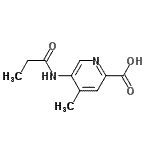CAS#: 167626-94-0， 4-Methyl-5-(Propionylamino)-2-Pyridinecarboxylic Acid