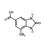 CAS#: 167626-97-3， 7-Methyl-2-Oxo-2,3-Dihydro-1H-Benzimidazole-5-Carboxylic Acid