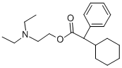 CAS 登录号:1679-76-1, alpha-环己基-苯乙酸 2-(二乙基氨基)乙基酯