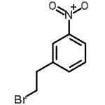 结构式 CAS# 16799-04-5, 1-(2-溴乙基)-3-硝基苯